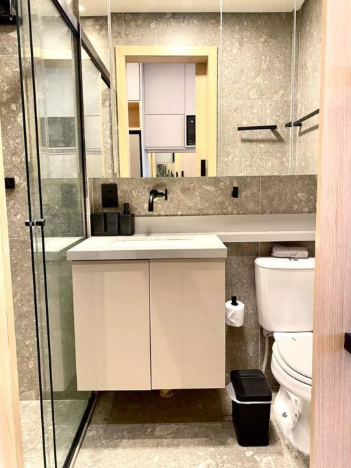 Apartamento V1207 - Flat Inteligente Na Mariana | Metro *