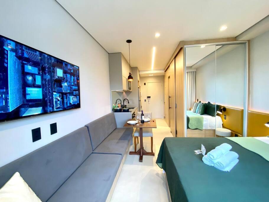 Apartamento V1207 - Flat Inteligente Na Mariana | Metro