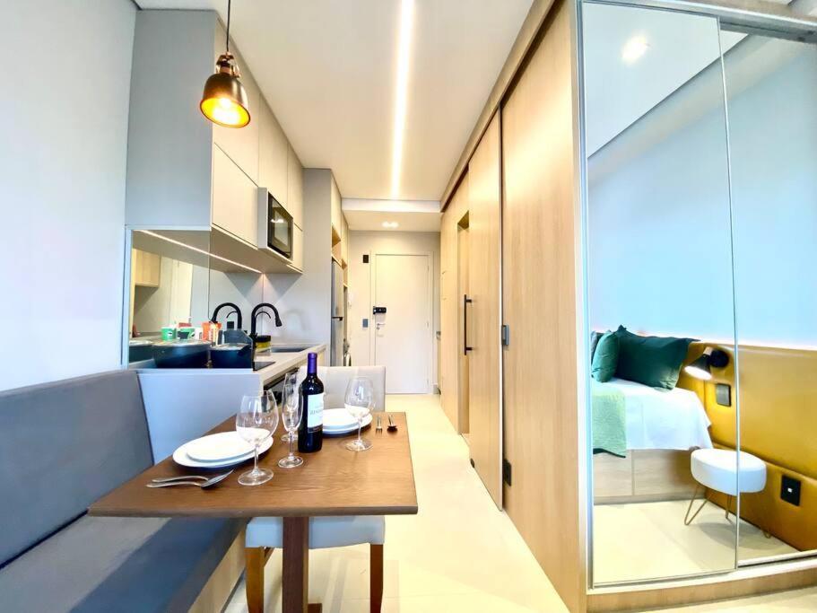 Apartamento V1207 - Flat Inteligente Na Mariana | Metro *