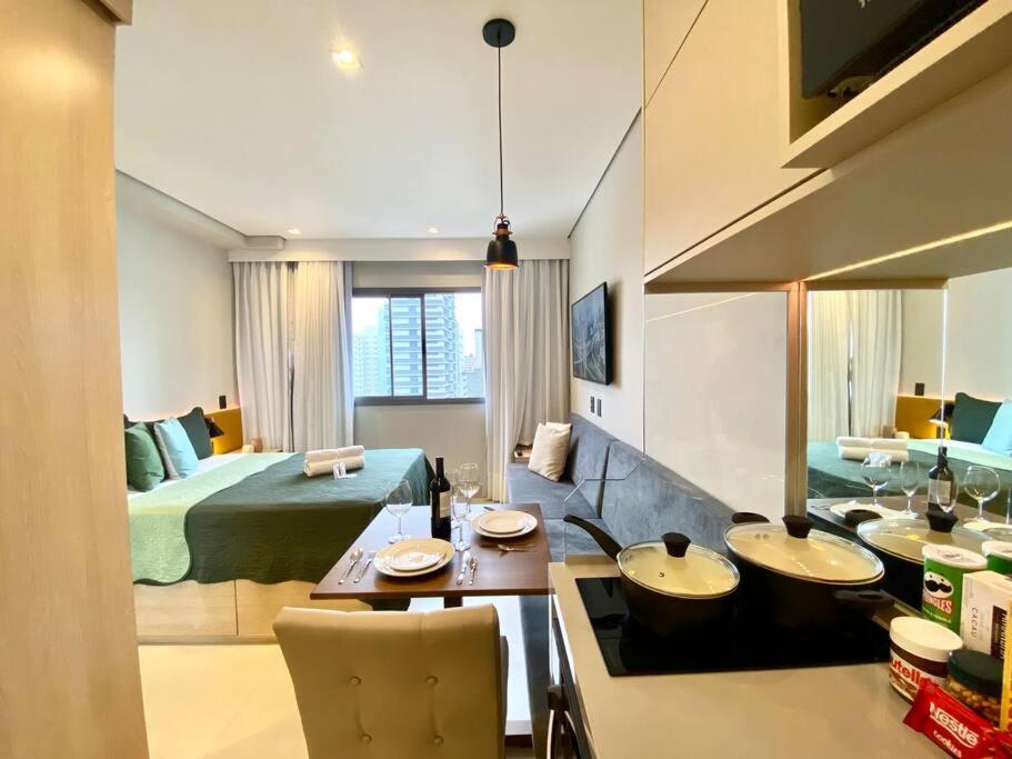 Apartamento V1207 - Flat Inteligente Na Mariana | Metro São Paulo